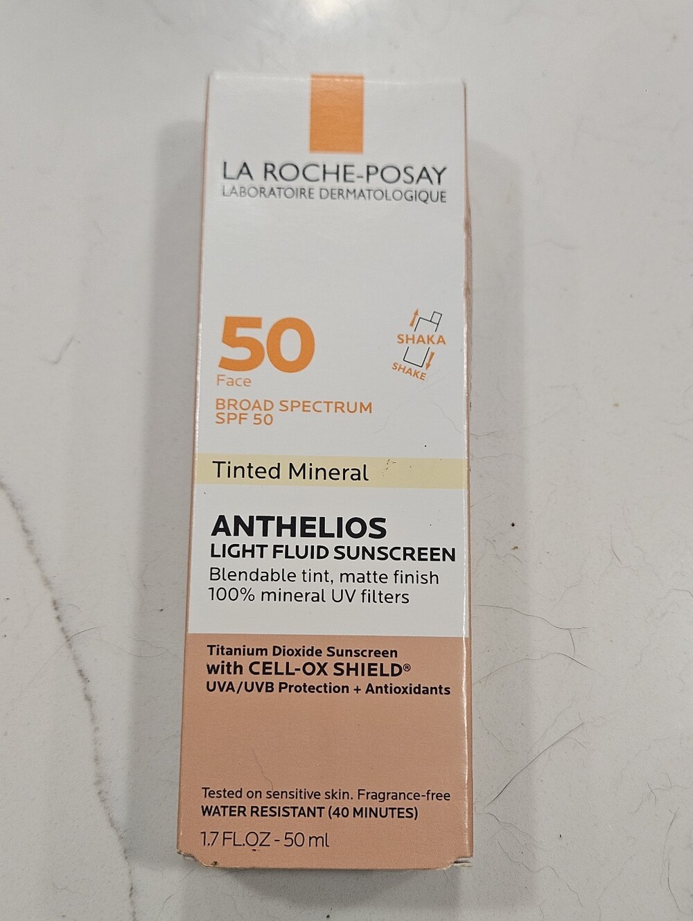 La Roche-Posay Anthelios Tinted Mineral SPF 50 Light Fluid Sunscreen - 1.7 Oz